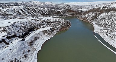 Bingöl'de kar sonrası güzel manzaralar ortaya çıktı