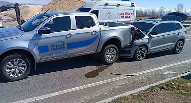 Bingöl'de trafik kazası: 4 yaralı