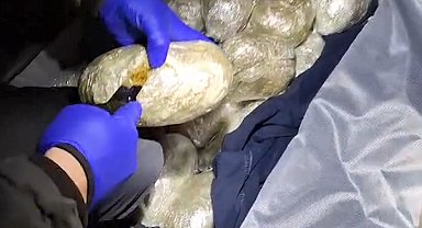 Bitlis'te 4 kilo 800 gram skunk ele geçirildi