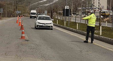 Bitlis'te bayram öncesi sıkı trafik denetimi