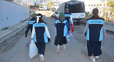 Bodrum Belediyesi minik yüzleri güldürdü