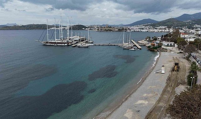 Bodrum Belediyesi plajları yaza hazırlıyor
