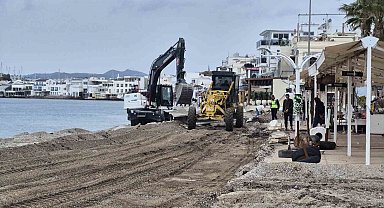 Bodrum Kumbahçe'de düzenleme çalışmaları başladı