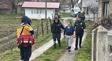 Bolu'da baca yangını: 1 yaralı