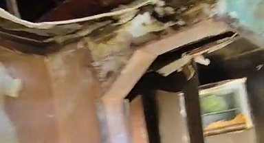 Bolu'da soba kaynaklı yangın evi harabeye çevirdi