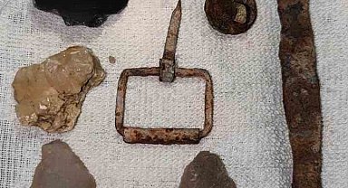 Botan Vadisi Milli Park'ta tarihi eser olduğu düşünülen objeler bulundu