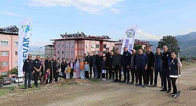 Bozdoğan'da fidan dikimi