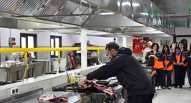 BŞEÜ'de yangına müdahale ve güvenli tahliye eğitimi