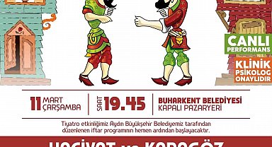 Buharkent'te çocuklar Hacivat ve Karagöz ile buluşacak