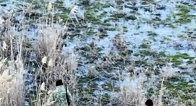 Burdur'da kaçak avcılar drondan kaçamadı