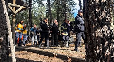 Burdur'da ormanlık alanda erkek cesedi bulundu