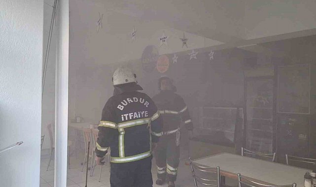 Burdur'da pide salonunda doğalgaz patlaması: 1 yaralı