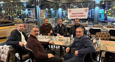 Burhaniye'de Adalet Sen üyelerine iftar verdi