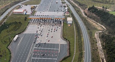 Bursa'da bayram trafiğine helikopterli denetim