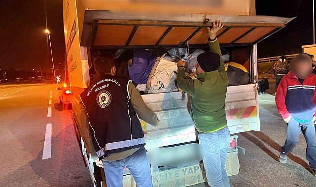 Bursa'da geniş kapsamlı göçmen operasyonu