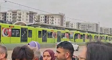 Bursa'da metro seferleri durdu