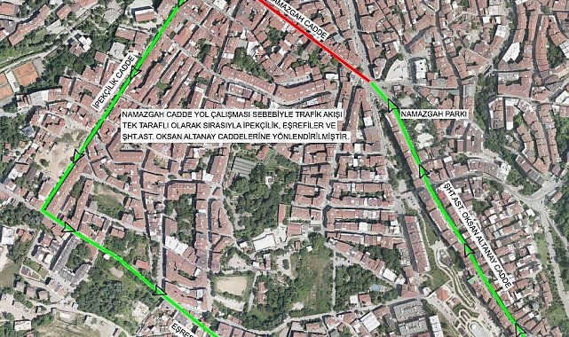 Bursa'da trafik düzenlemesi