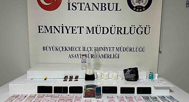 Büyükçekmece'de peçete kutusundan uyuşturucu çıktı