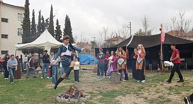 Çal'da Nevruz Bayramı renkli görüntülere sahne oldu