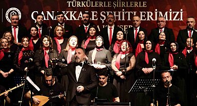 Çanakkale ruhu türkülerle yaşatıldı