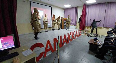 Çanakkale zaferine özel öğrencilerden dolu dolu program