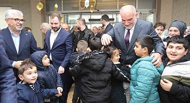 Canik'te Ramazan bayramı bayramlaşması