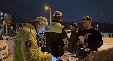 Çankırı'da araçta ses sistemi bulunduran sürücüye ceza yağdı