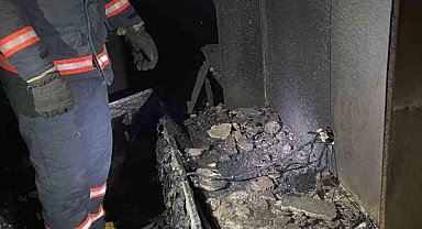 Çankırı'da korkutan ev yangını