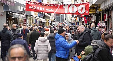 Çarşı-pazarda bayram hareketliliği