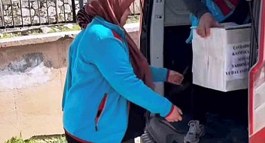 Çavdarhisar SYDV gıda yardım paketlerini ihtiyaç sahiplerine ulaştırdı
