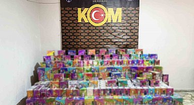 Çay paketleri arasında kaçak sigara sevkiyatı dronlu polis takibine takıldı