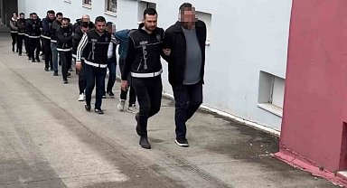 Cep telefonu bayii ve kuyumcu görünümlü tefecilik iddiası: 11 gözaltı