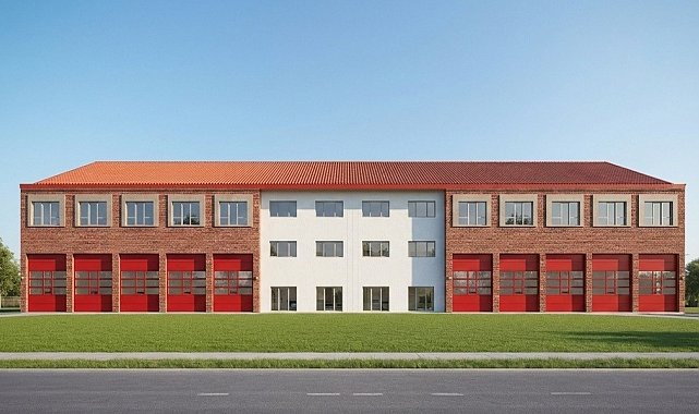 Çerkezköy'e 4 katlı modern itfaiye istasyonu