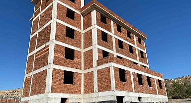 Çermik'te Kur'an kursunun kaba inşaatı tamamlandı