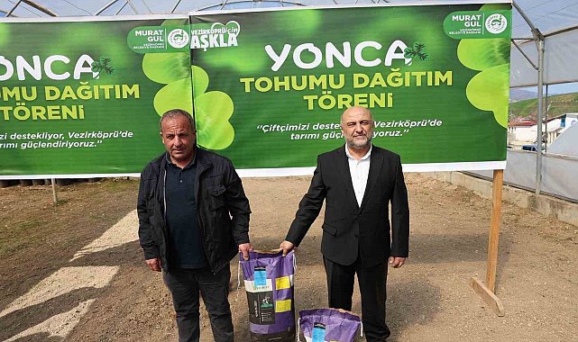 Çiftçilere yonca tohumu desteği