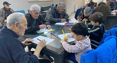 Çocuklardan büyüklerine huzurevinde ziyaret