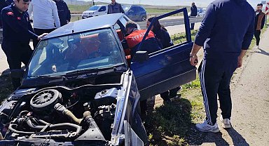 Çorum'da trafik kazası: 1 yaralı