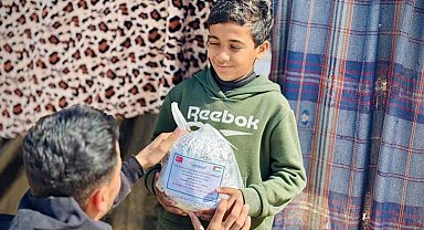 Çorumlu şoförlerden Gazze'ye anlamlı destek