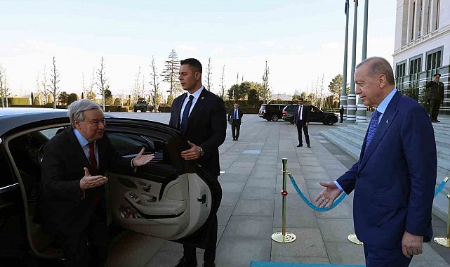 Cumhurbaşkanı Erdoğan, BM Genel Sekreteri Guterres'i kabul etti