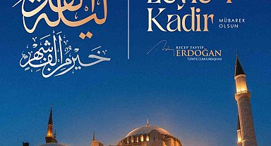 Cumhurbaşkanı Erdoğan'dan Kadir Gecesi paylaşımı