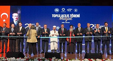 Cumhurbaşkanı Yardımcısı Yılmaz, Midyat'ta 2 milyar 660 milyon liralık yatırımların açılışını yaptı