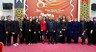 Darende'nin kadınları iftarda bir araya geldi