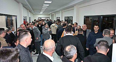 Demirci'de geleneksel bayramlaşma törenine yoğun katılım