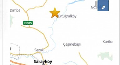 Denizli'de 4.1 büyüklüğündeki artçı deprem korkuttu