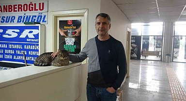 Depremde kaybolan ve 44 gün sonra 'Kadir' diyerek bulabildiği otogarın maskotu kedisine gözü gibi bakıyor