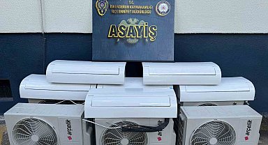 Depremzedelerden çaldıkları klimaları satan 2 şahıs yakayı ele verdi