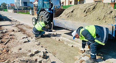 Didim Belediyesi Akbük'te saha çalışmalarını sürdürüyor