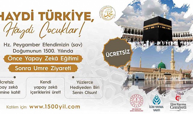 Din Öğretimi Genel Müdürlüğü'nden Peygamber Efendimiz'in doğumu anısına anlamlı yarışma