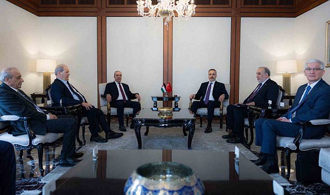 Dışişleri Bakanı Fidan, Filistin Devlet Başkan Yardımcısı Şeyh ile görüştü