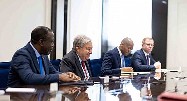 Dışişleri Bakanı Hakan Fidan, Birleşmiş Milletler Genel Sekreteri Antonio Guterres ile Ankara'da bir araya geldi.